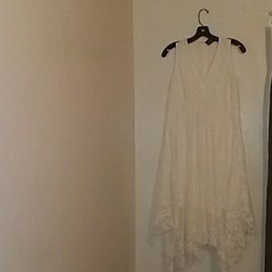 White lace dress